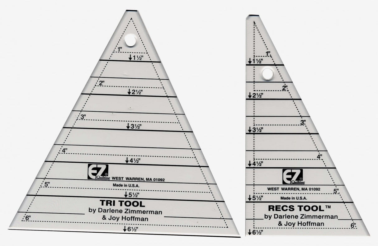 Tri-Recs Triangle Ruler Acrylic Templates 8823753