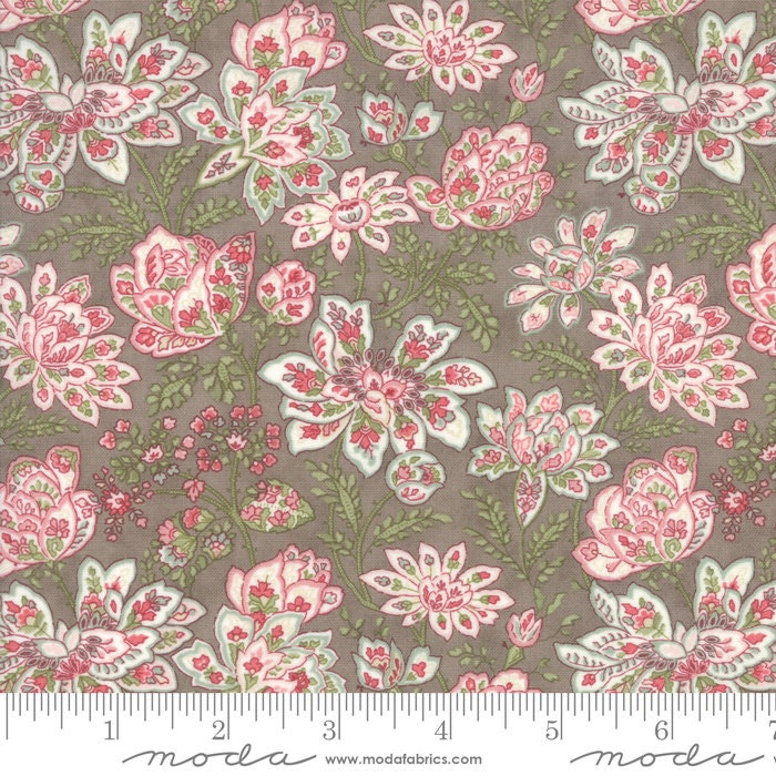 Rue 1800 Madeline Cobblestone yardage 44222-14 by 3 Sisters for Moda Fabrics 1/2 year increments continuous yardage cut