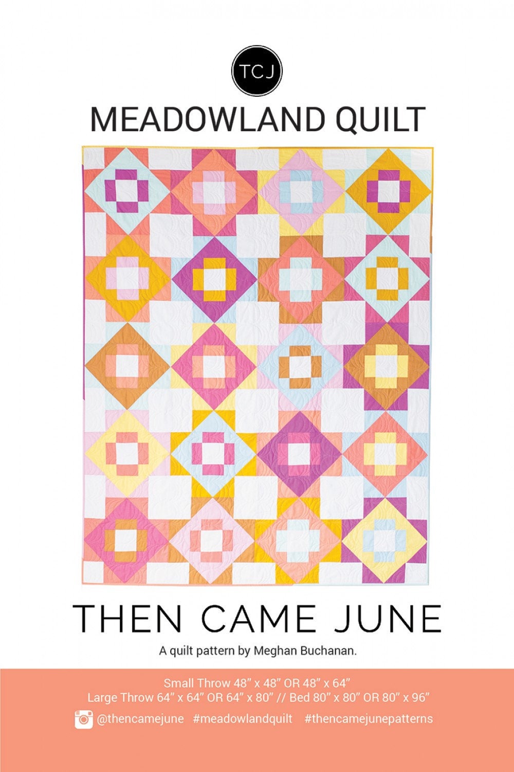 Granny Cabin Quilt pattern By Then Came June TCJ119 Paper Pattern Only