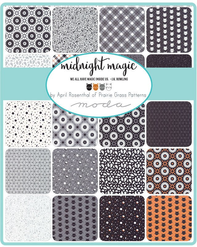 Midnight Magic Ghosted Ghost Yardage 24081-11 by April Rosenthal for Moda Fabrics