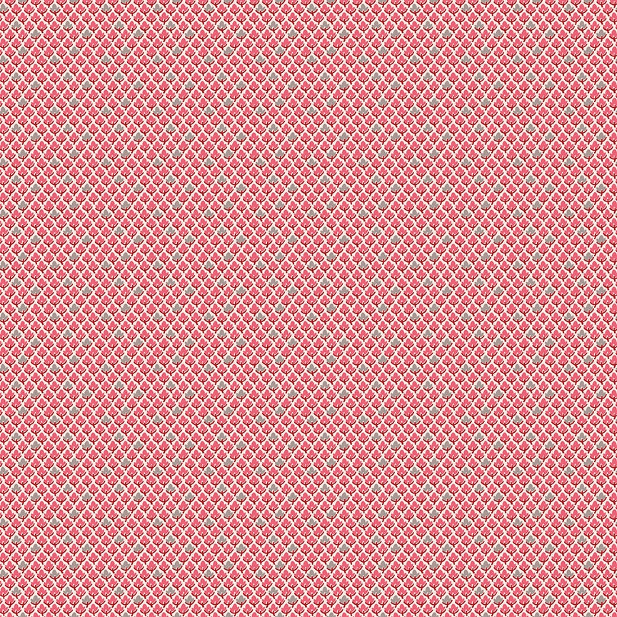 Prim Leaves Tea Rose C9700-TEAROSE By Lori Holt for RileyBlake Designs Sold in 1/2 yard increments
