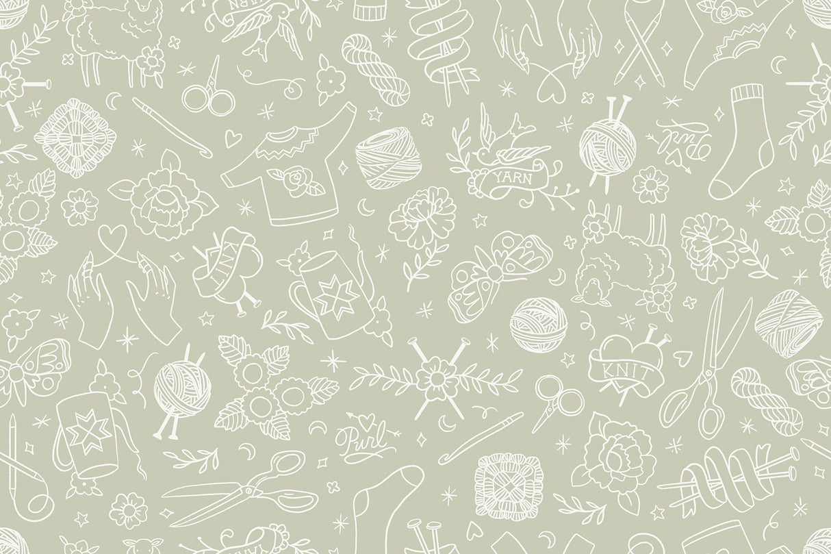 Purl Yarn Flash Wool RS2033-11 by Sarah Watts for Ruby Star Society sold in 1/2 yard increments