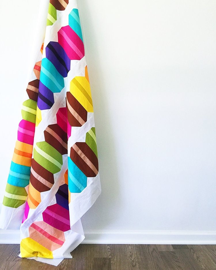 French Macaron, Printed Pattern only by Modern Handcraft, Jelly Roll and Layer Cake Friendly