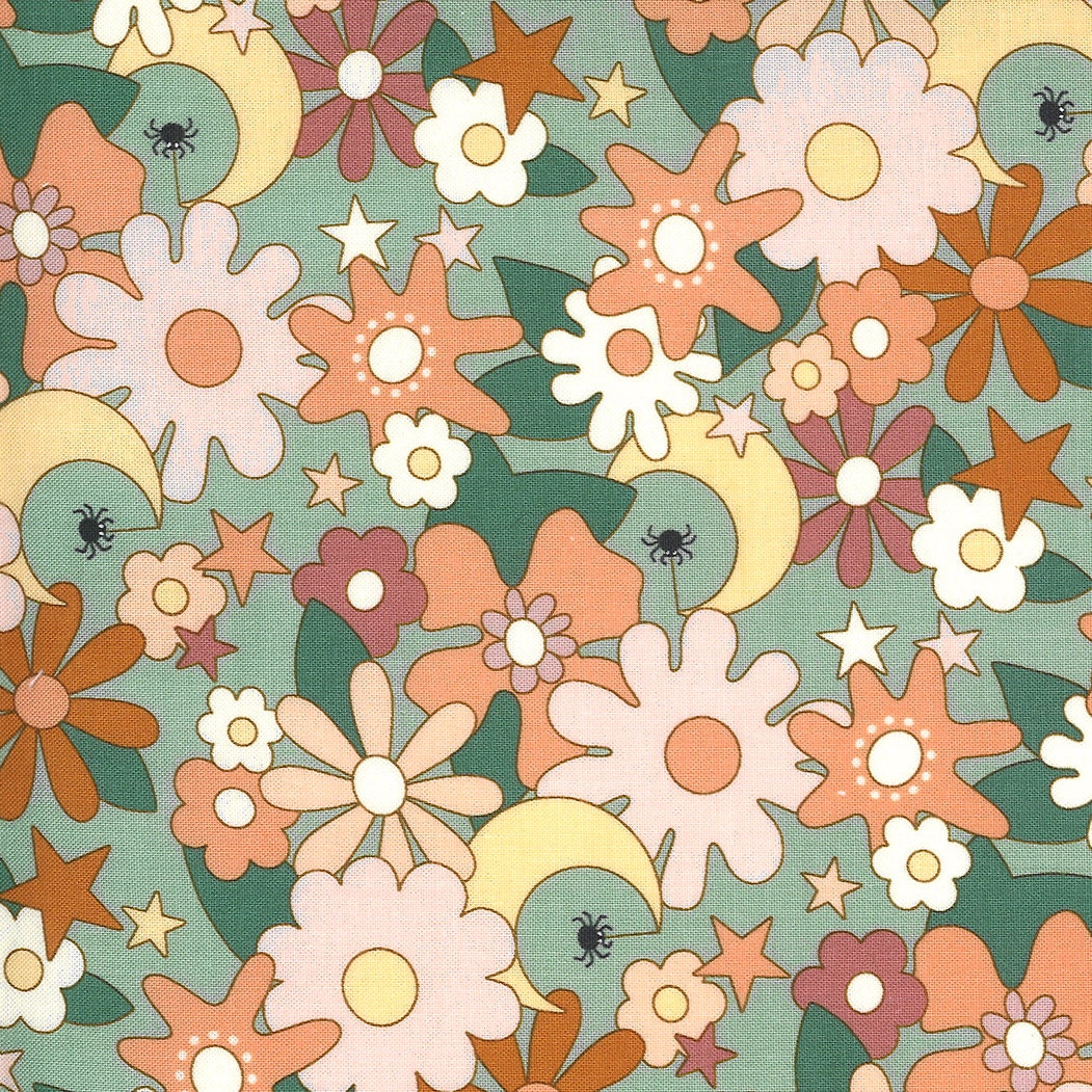 Kitty Corn Twilight Garden Goblin Yardage 31172-15 by Urban Chiks for Moda Fabrics