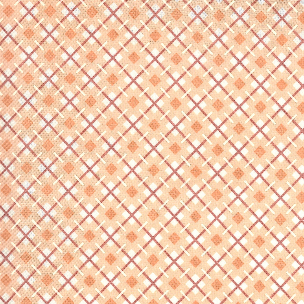 Kitty Corn Party Plaid Bubble Gum Yardage 31174-12 by Urban Chiks for Moda Fabrics sold in 1/2 yard increments