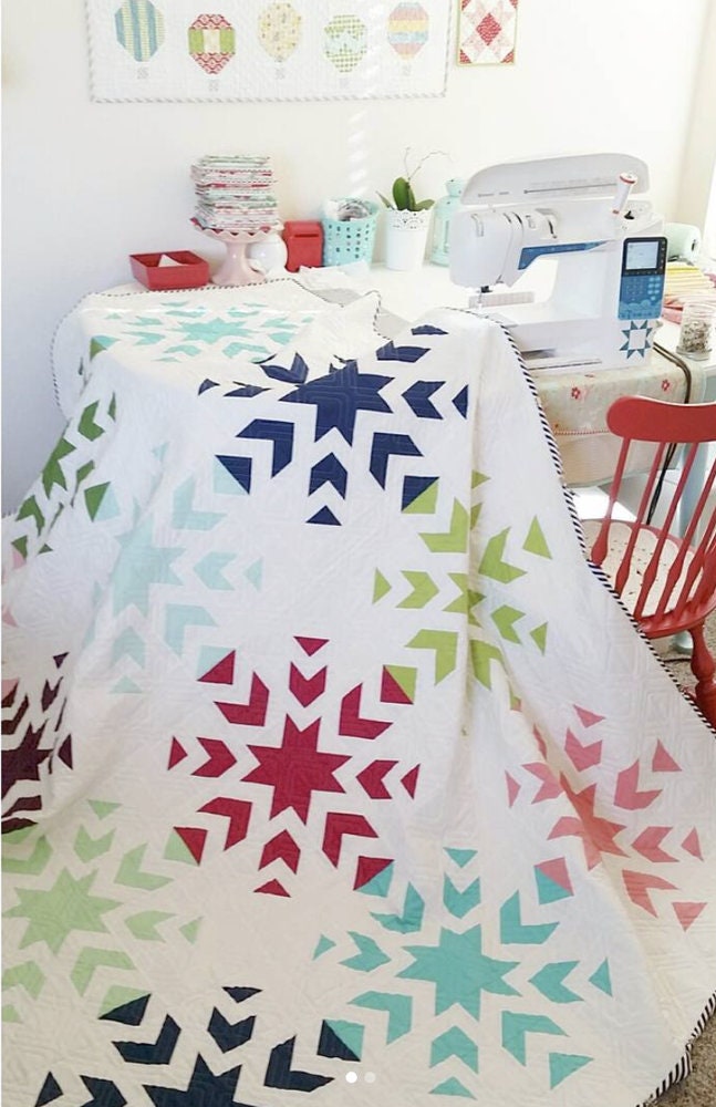 First Snow A PAPER Pattern ONLY by Alli Jenson of Woodberry Way #104