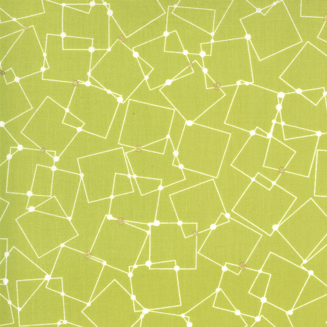 Dance in Paris Foxtrot Chartreuse Yardage 1744-13M Day in Paris by Zen Chic for Moda Fabrics sold in 1/2 yard increments