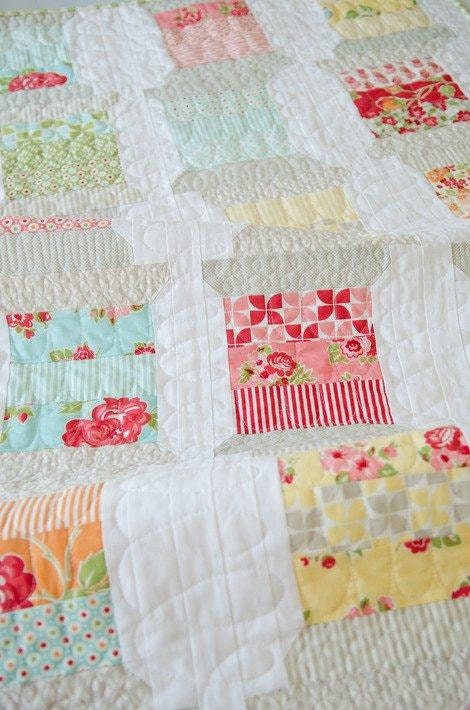 Spools Printed Pattern Only TB 154 Thimble Blossoms Vendor:Thimble Blossoms