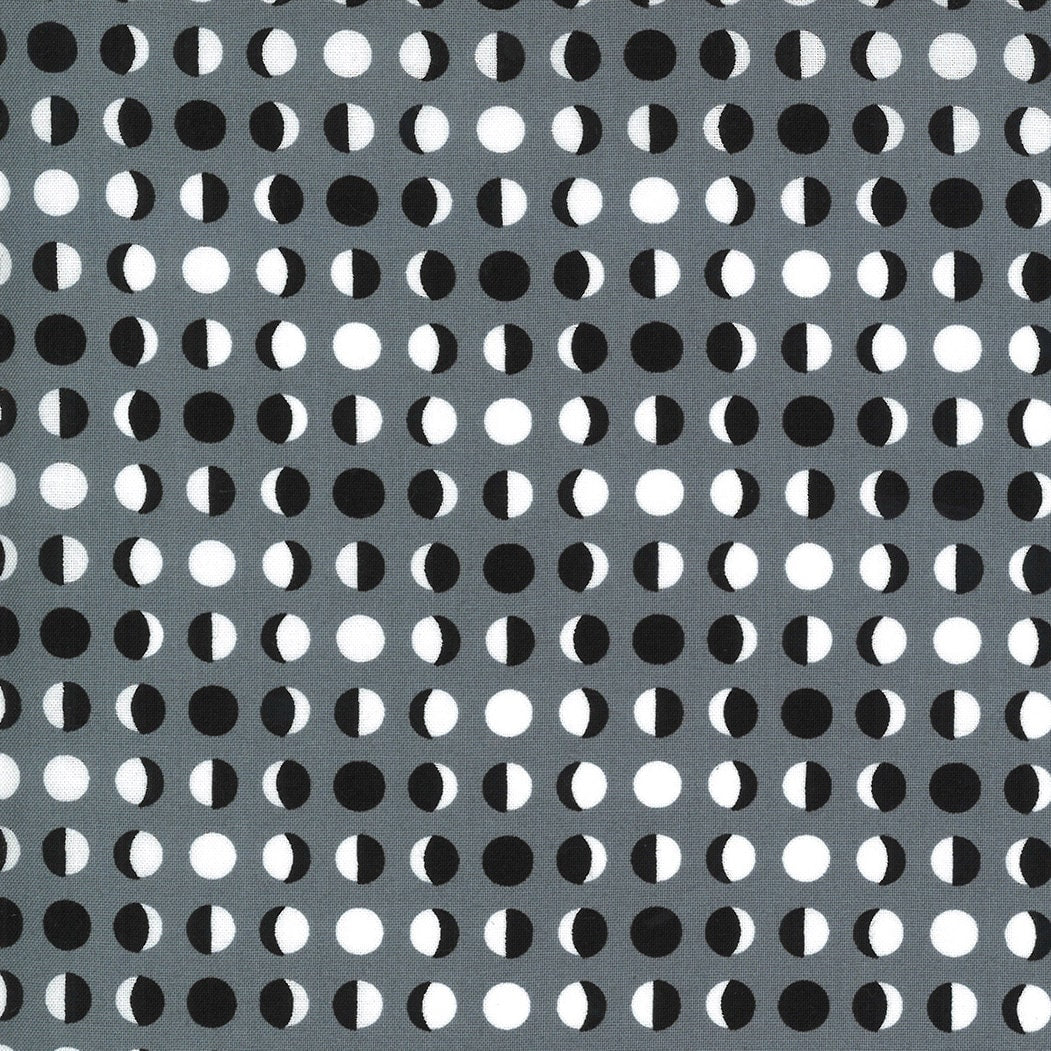 Midnight Magic 2 Moon Dot Mist Yardage 24104-18 by April Rosenthal for Moda Fabrics Sold in 1/2 yard increments
