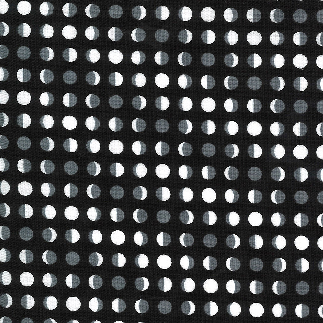 Midnight Magic 2 Moon Dot Midnight Yardage 24104-19 by April Rosenthal for Moda Fabrics sold in 1/2 yard increments