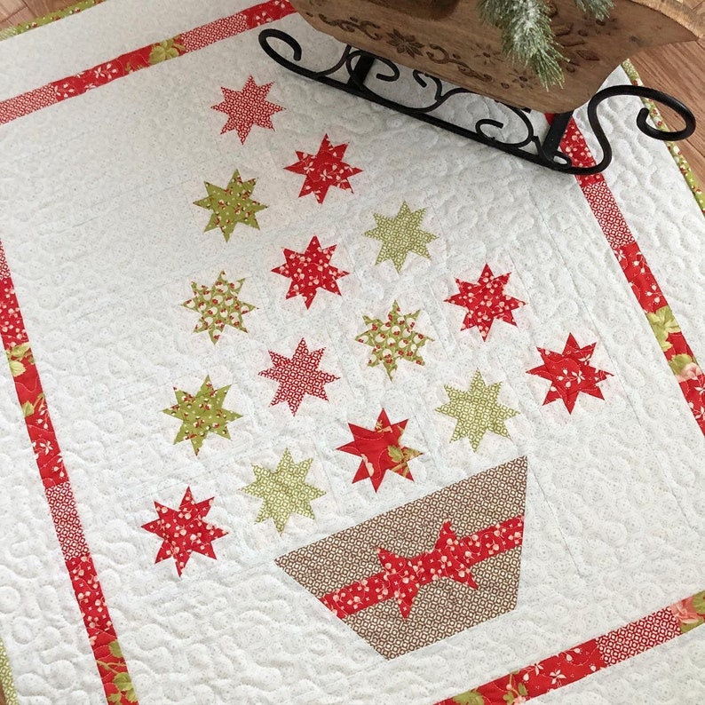 Merry Little Christmas Quilt Pattern TPB1915 By Margot Languedoc Designs for The Pattern Basket PATTERN ONLY