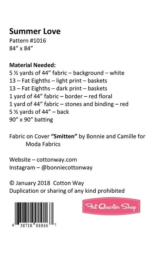 Summer Nights by Bonnie Olaveson for Cotton Way CW1007