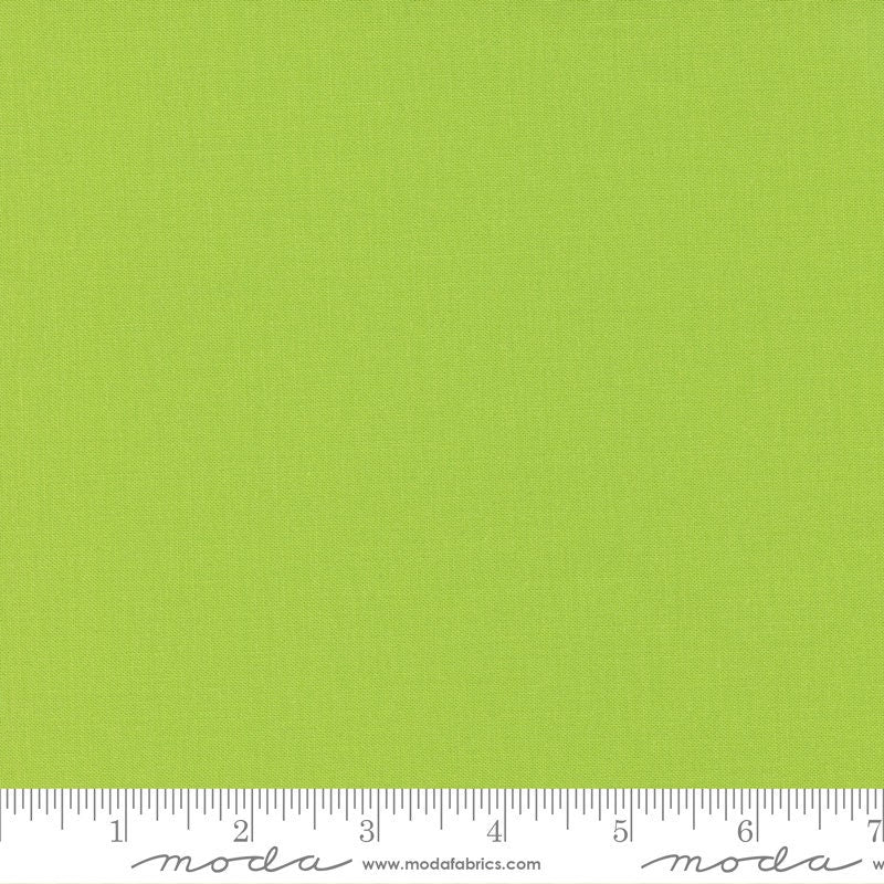 Moda Bella Solids Summer House Lime 9900-173 Sold in 1/2 yard increments