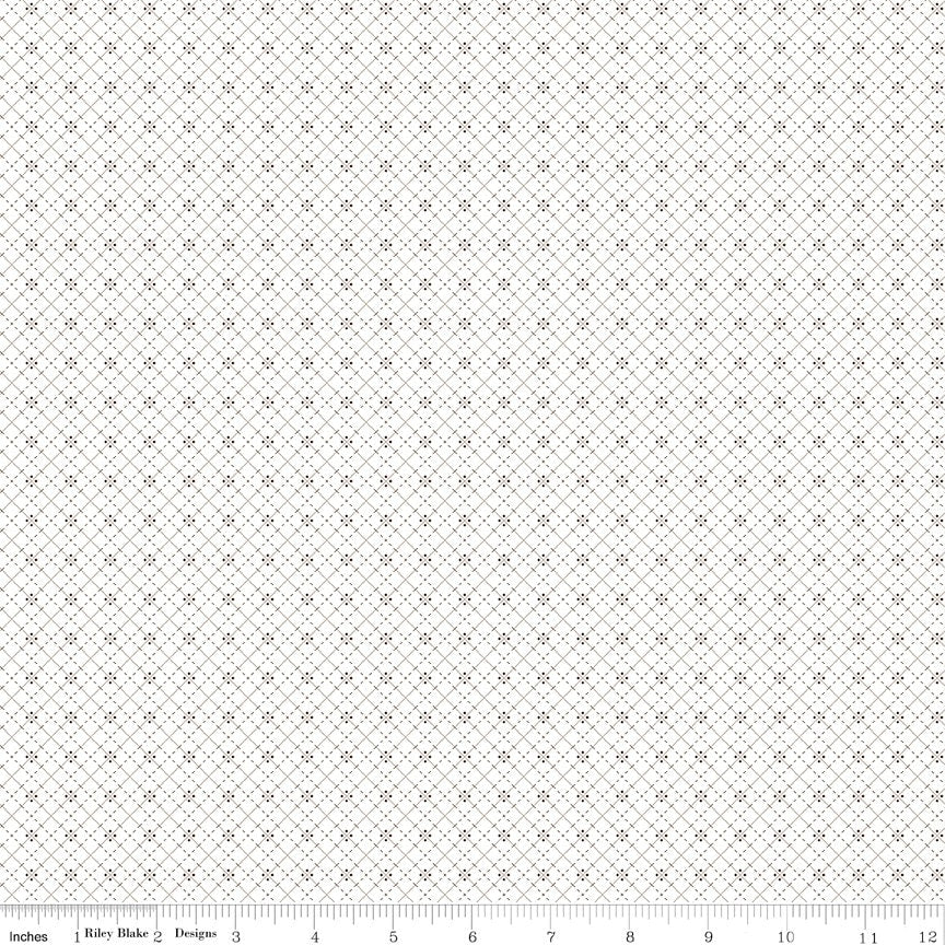 Bee Plaids Pebble Bee Plaids Crossroads C12037-Pebble by Lori Holt for Riley Blake Sold in 1/2 yard increments