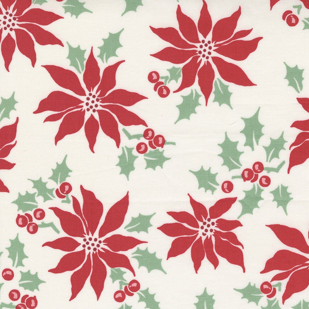 Holly Jolly Mini Charm 42 - 2.5" squares 31180MC by Urban Chiks for Moda Fabrics Moda Precut squares