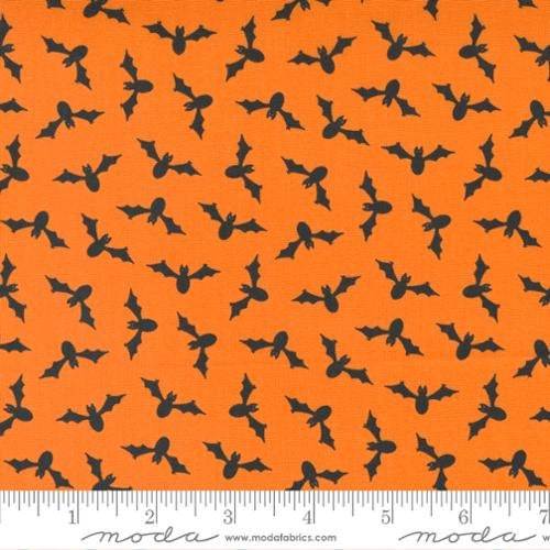 Too Cute to Spook Wing Ding in Orange Pumpkin by Me & My Sisters Designs for Moda Fabrics 22423-13 Sold in 1/2 yard increments