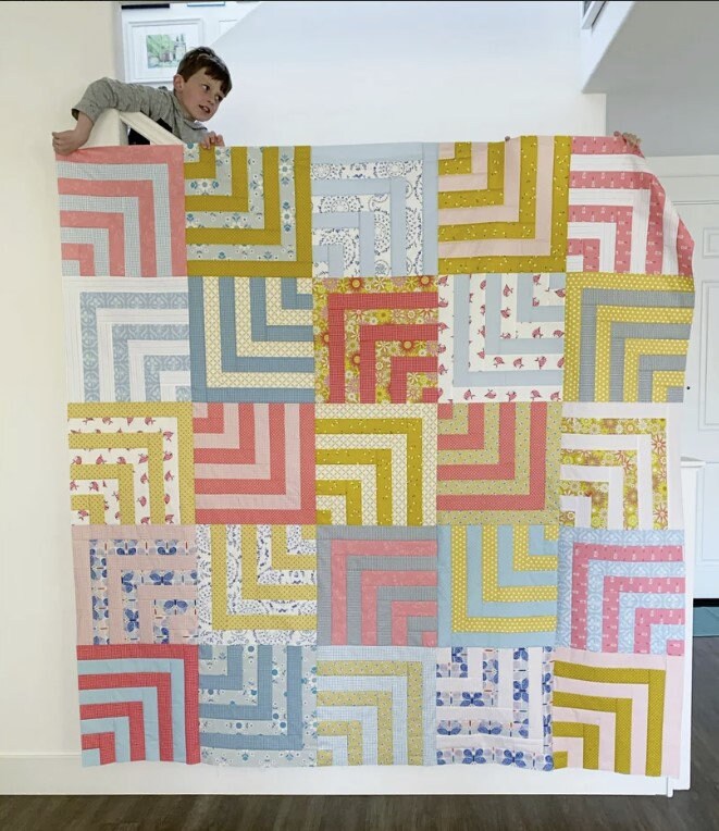 High Tide Remix Quilt PAPER Pattern ONLY by Alli Jenson of Woodberry Way #131