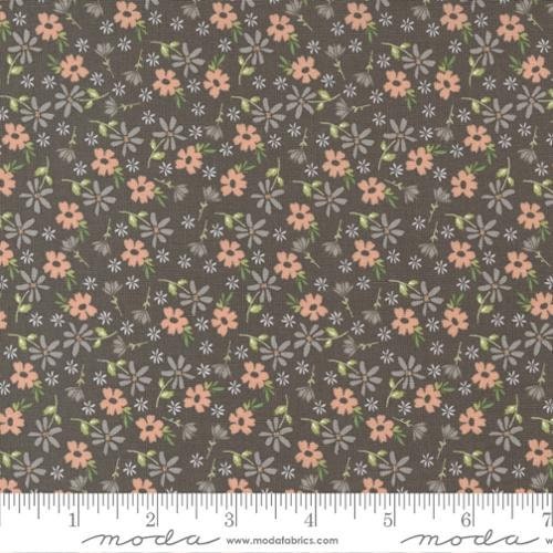 Emma Blossom in Charcoal by Sherri and Chelsi 37631 21 for Moda Fabrics Sold in 1/2 Yard Increments Cut Continuously