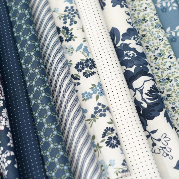 Dwell Spring in Lake 55275 15 by Camille Roskelley Sold in 1/2 Yard Increments