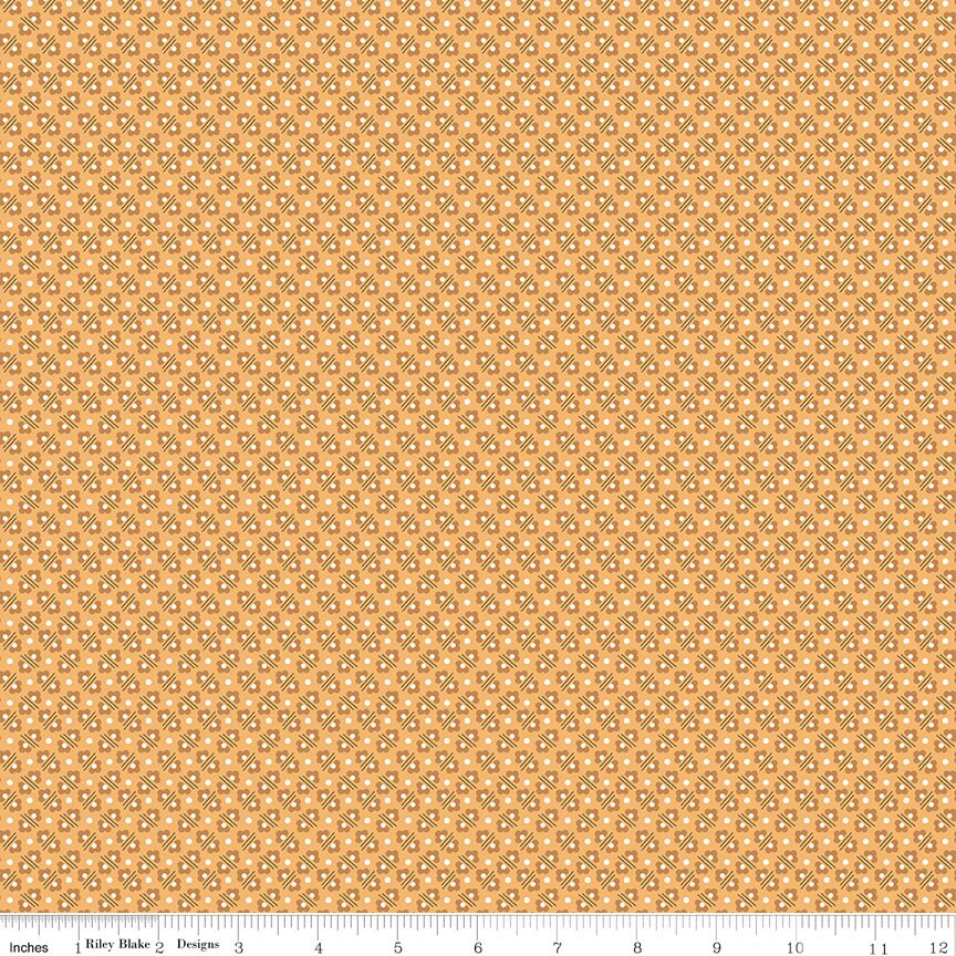 Calico Shirting Red C12850-Red by Lori Holt Sold by 1/2 Yard Increments