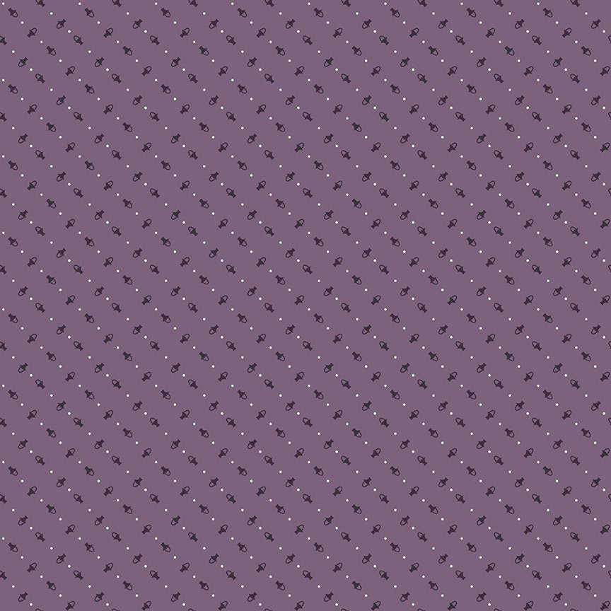 Calico Fence Teadye C12855-Teadye by Lori Holt Sold by 1/2 Yard Increments