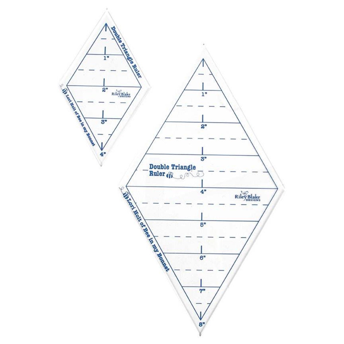 Lori Holt Double Triangle Ruler 4" and 8" ST-24602