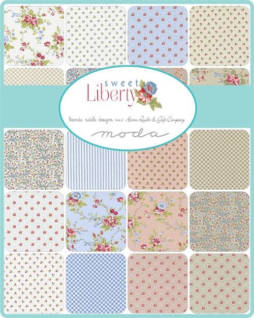 Sweet Liberty Mini Charm 18750MC by Brenda Riddle Designs for Moda Fabrics bin 75