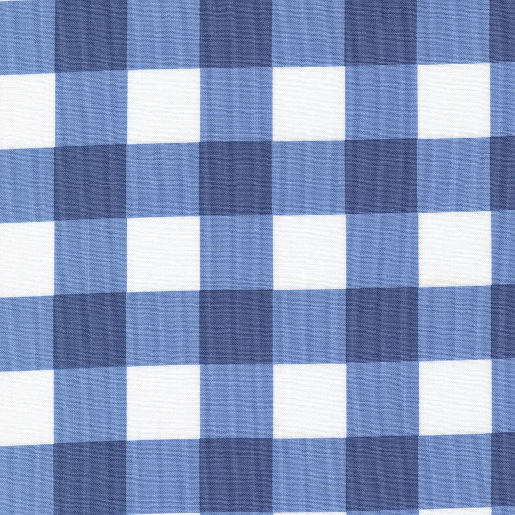Sunwashed Check Midnight Yardage 29165-21 by Moda Fabrics Sold in 1/2 yard increments cut continuously