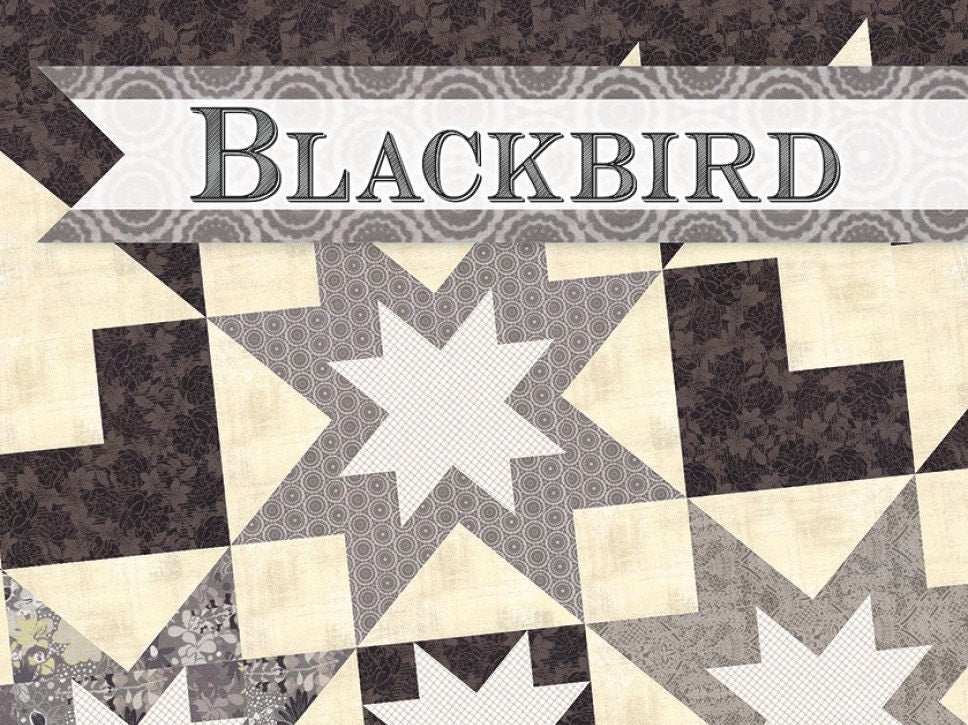Blackbird Quilt Pattern # ISE-220 by It's Sew Emma Finished size: 70.5" x 70.5"