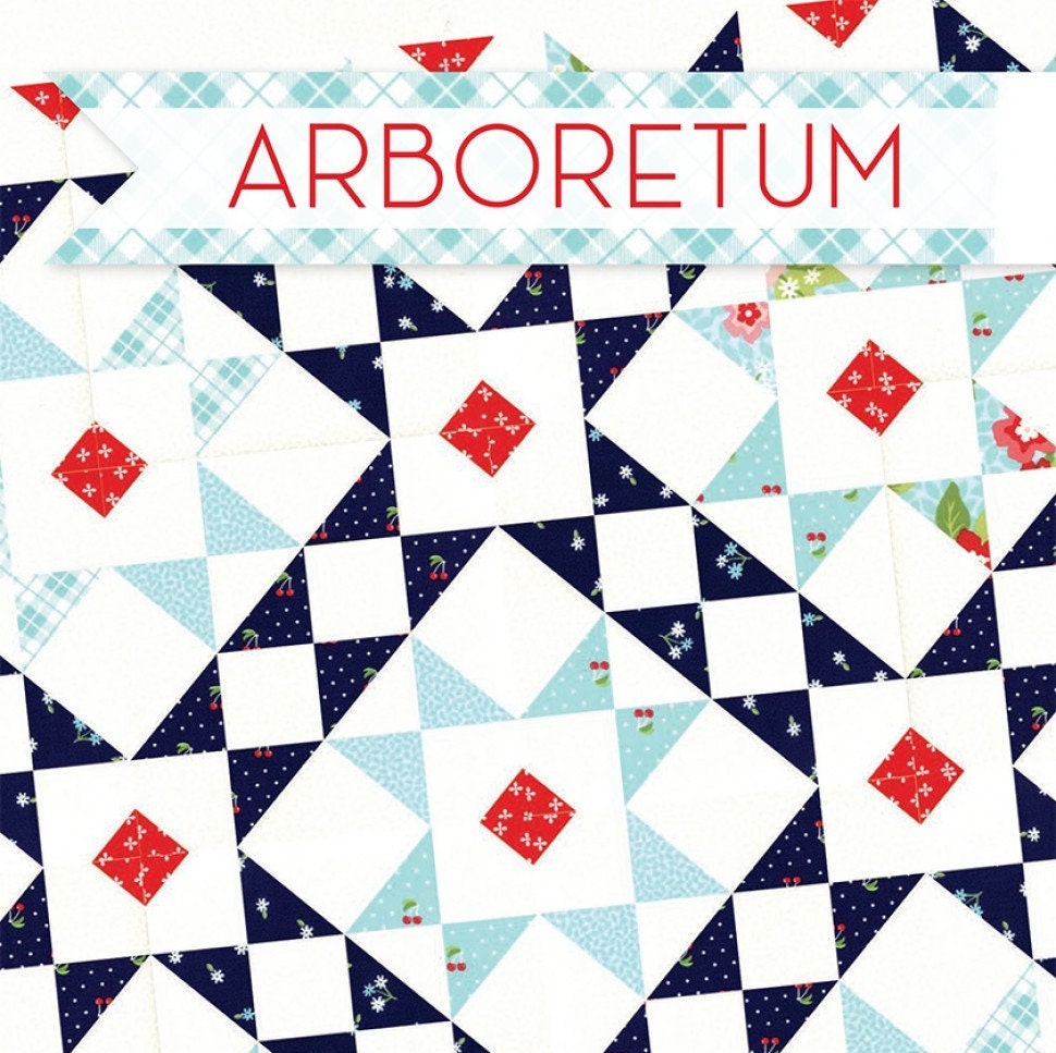 Arboretum Printed Quilt Pattern By It's Sew Emma #ISE-211 by It's Sew Emma 4 sizes available
