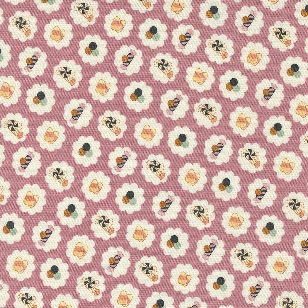 Owl O Ween Spider Gingham in Pumpkin 31194 13 by Urban Chicks Sold in 1/2 yard Increments