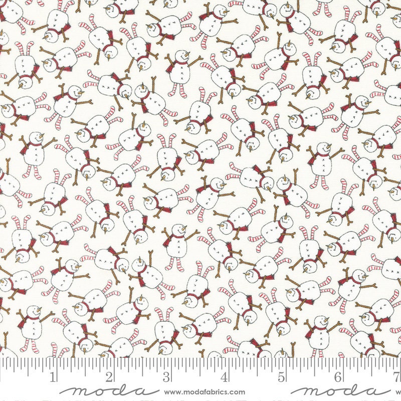 Blizzard Snow Angel in Vanilla 55624 13 by Sweetwater for Moda Fabrics