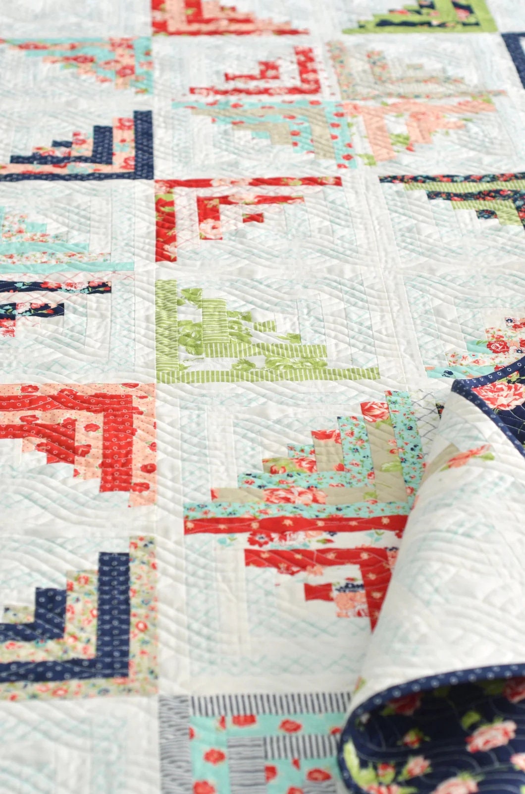 Sweet Escape Thimble Blossoms pattern TBL224 size - 80” x 80” quilt Printed Pattern ONLY