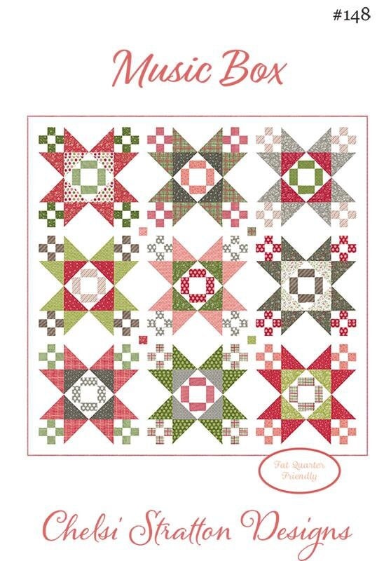 Music Box Quilt pattern CSD 148 by Chelsi Stratton Designs 81 x 81