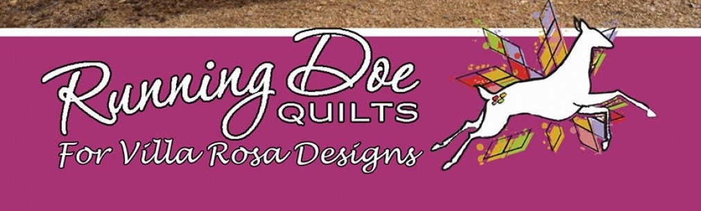 Crossroads Paper Quilt Pattern by Running Doe for Villa Rosa Designs VRDRD033 60" x 75"