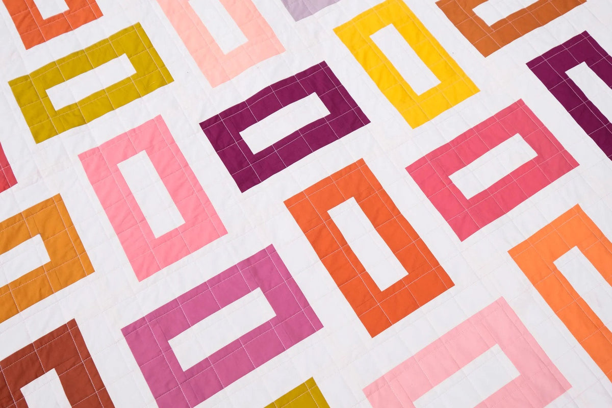 The Orla Quilt Paper Pattern KTQ163 by Kitchen Table Quilting (baby, lap twin, queen and king)