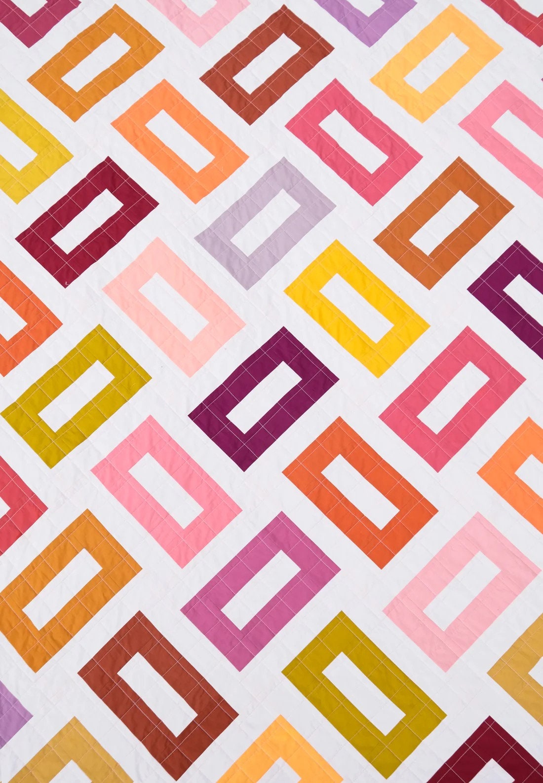 The Orla Quilt Paper Pattern KTQ163 by Kitchen Table Quilting (baby, lap twin, queen and king)
