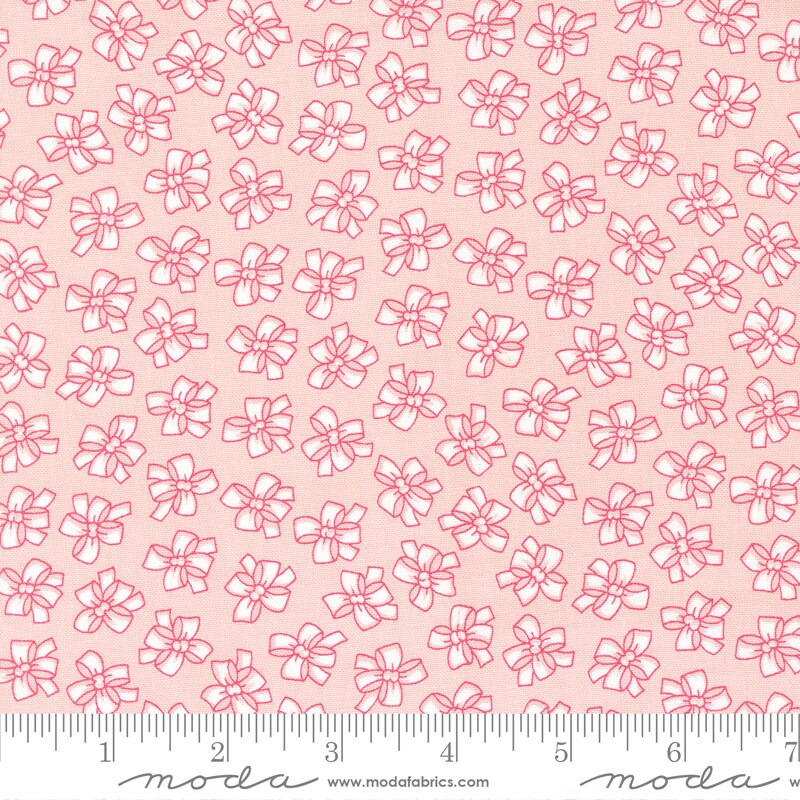 Lighthearted Ribbon Light Pink 55293 17 Sold by 1/2 yard increments cut contiguously