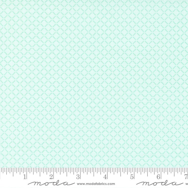 Lighthearted Summer Light Aqua 55295 14 Sold by 1/2 yard increments cut contiguously