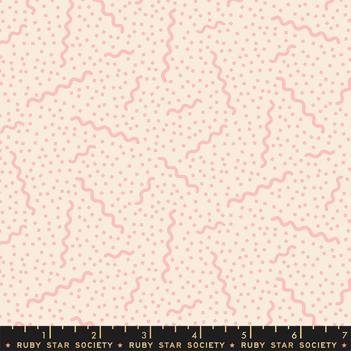 Sugar Cone Ripple Light Neon Pink Yardage RS3067-15 by Kimberly Kight of Ruby Star Society for Moda Fabrics Sold in 1/2 yard Increments
