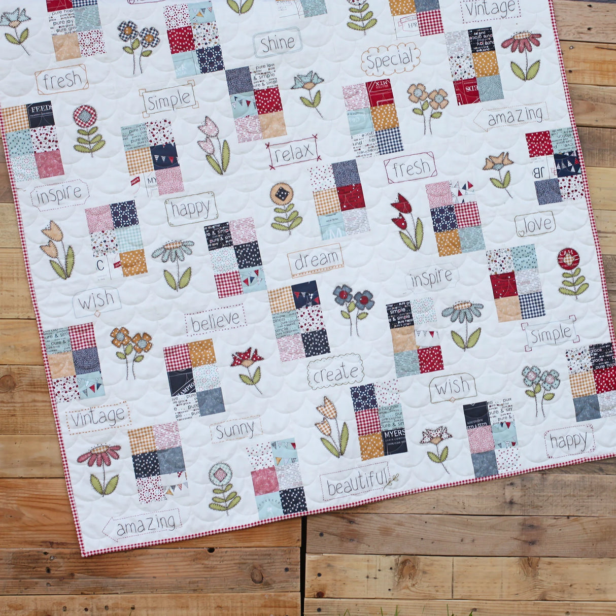 Bloom Quilt Pattern 45" x 45" quilt P308