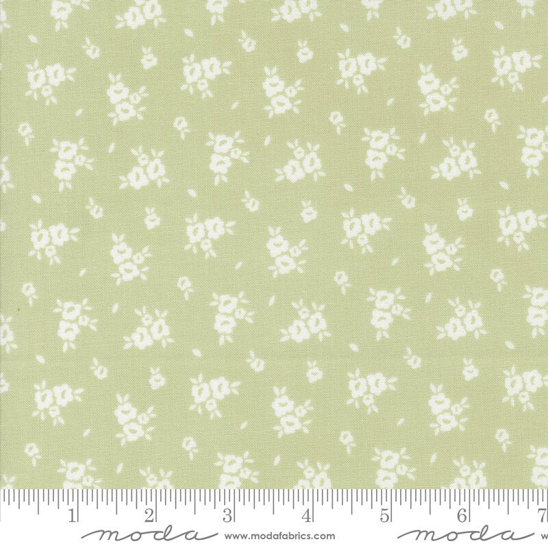 Flower Girl Blooms Pear 31734-18 by Heather Briggs of My Sew Quilty Life Sold in 1/2 yard increments