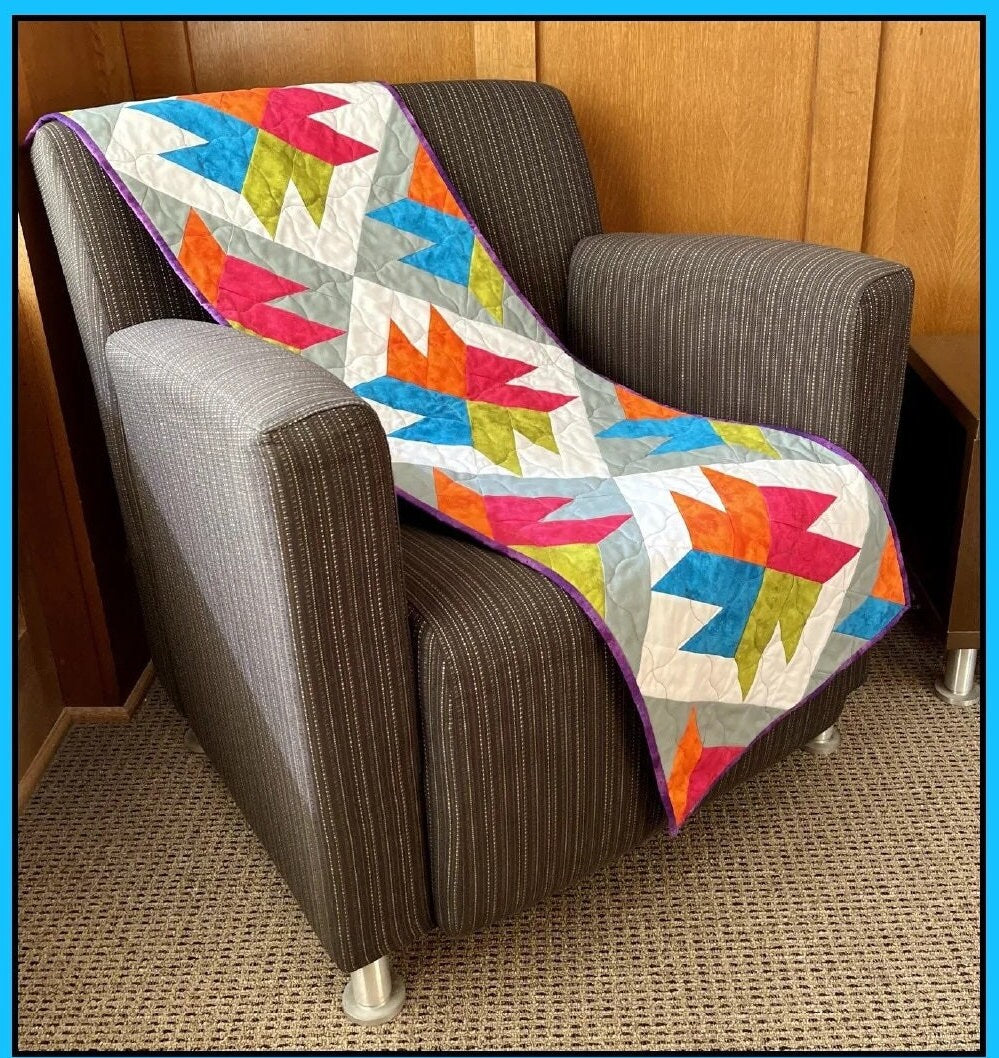 Baraboo Quilt Pattern From Villa Rosa Designs - size 17" x 51"