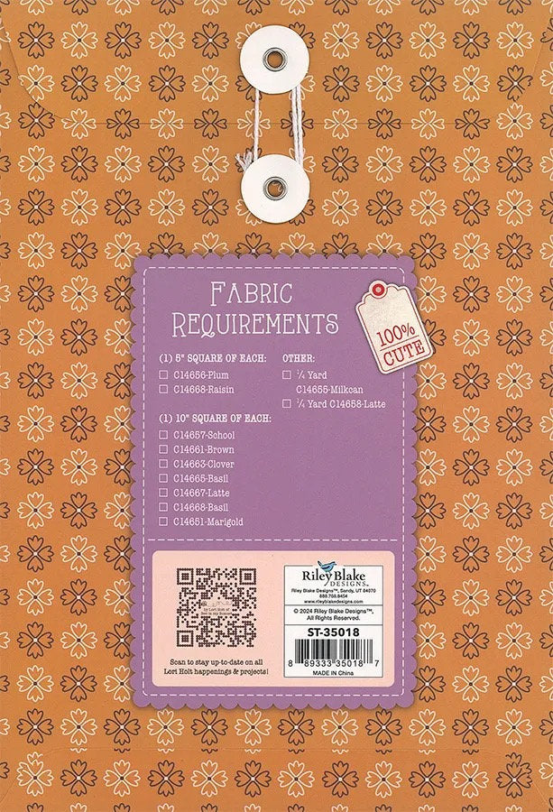 Lori Holt Autumn Quilt Seeds™ Pumpkin #9