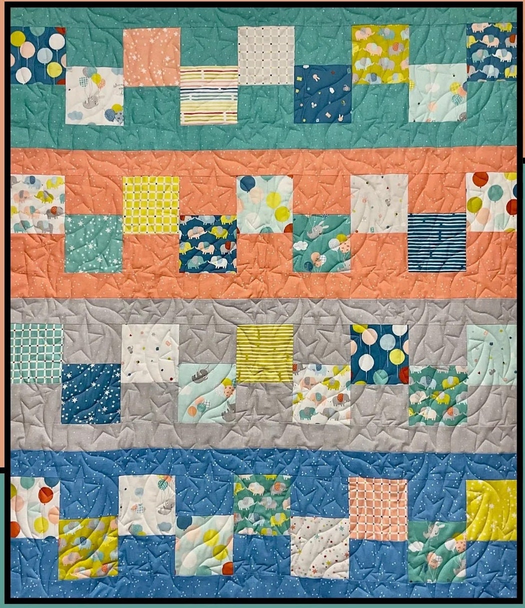 Candies Quilt Pattern Card by Villa Rosa Designs finished Quilt 41in x 46in Using Charm Squares