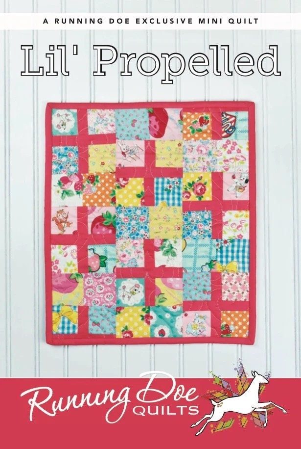 Lil' Propelled Pattern Card by Villa Rosa Designs finished size 11" x 12"