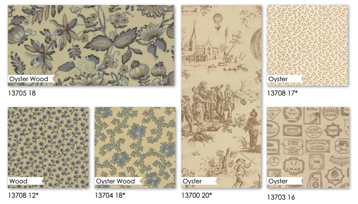 Bon Voyage 5 inch Charm Pack by Moda Fabrics - French General - 42 5 inch squares - Precut Quilting Cotton bin 37