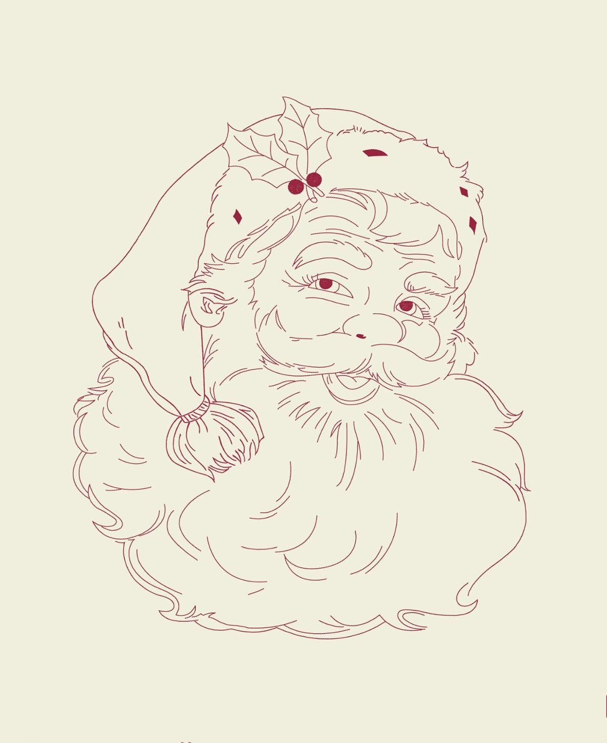 Dear Santa Panel Snow 49259-11 by Primitive Gatherings For Moda Fabrics 36 x 44