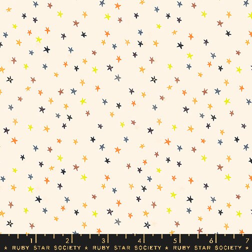 a white background with multicolored stars on it