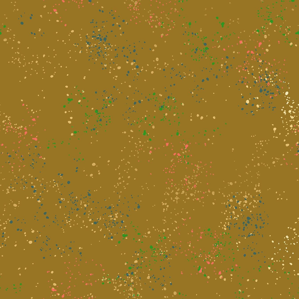 a brown background with a lot of different colored dots